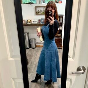 Blue Denim Midi Dress- NWOT